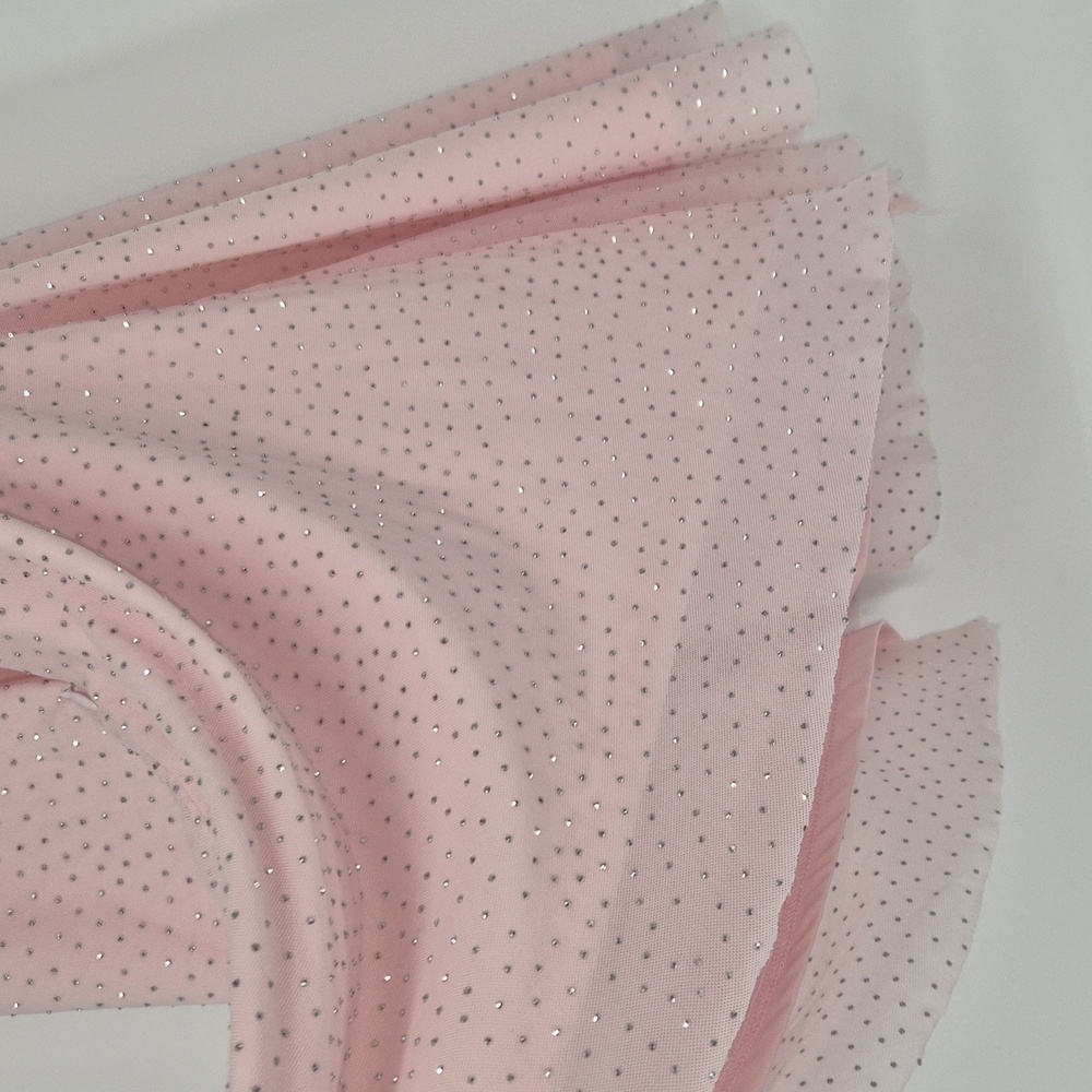 Windsor Baby Pink Sparkling Perfection Rhinestone A-Line Mini Dress - Picture 12 of 12